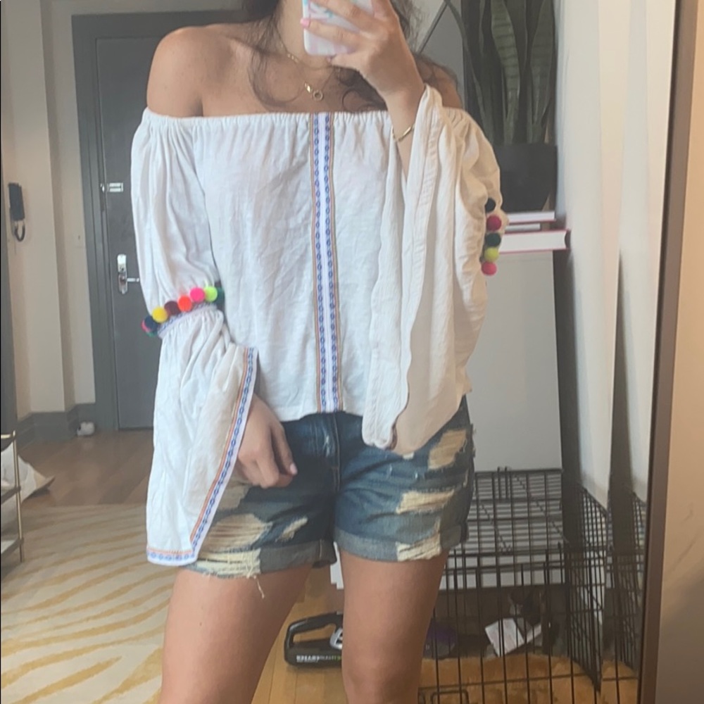 Off the shoulder top / coverup